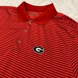 UGA (Georgia) Nike Dri Fit Performance Polo (Large)